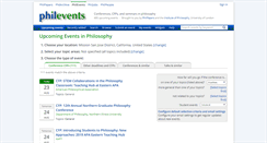 Desktop Screenshot of philevents.org