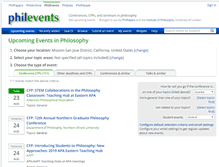 Tablet Screenshot of philevents.org